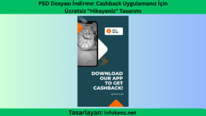 PSD Dosyası İndirme: Cashback Uygulamanız İçin Ücretsiz "Hikayeniz" Tasarımı