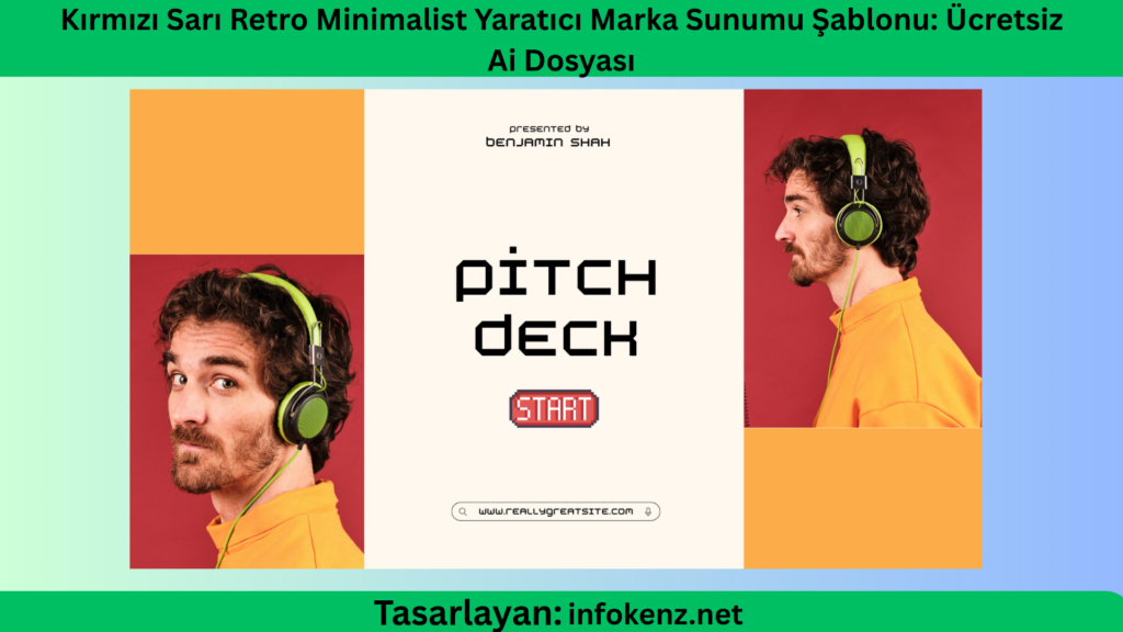 Kırmızı Sarı Retro Minimalist Yaratıcı Marka Sunumu Şablonu: Ücretsiz Ai Dosyası