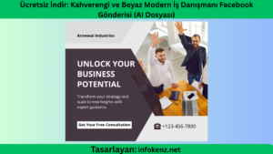 Ücretsiz İndir: Kahverengi ve Beyaz Modern İş Danışmanı Facebook Gönderisi (AI Dosyası)